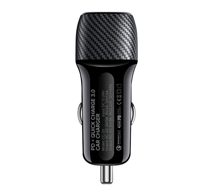 Space PD + Quick Charge 3.0 Car Charger