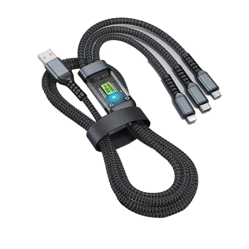 Space Charge Sync 3-In-1 100W USB Cable